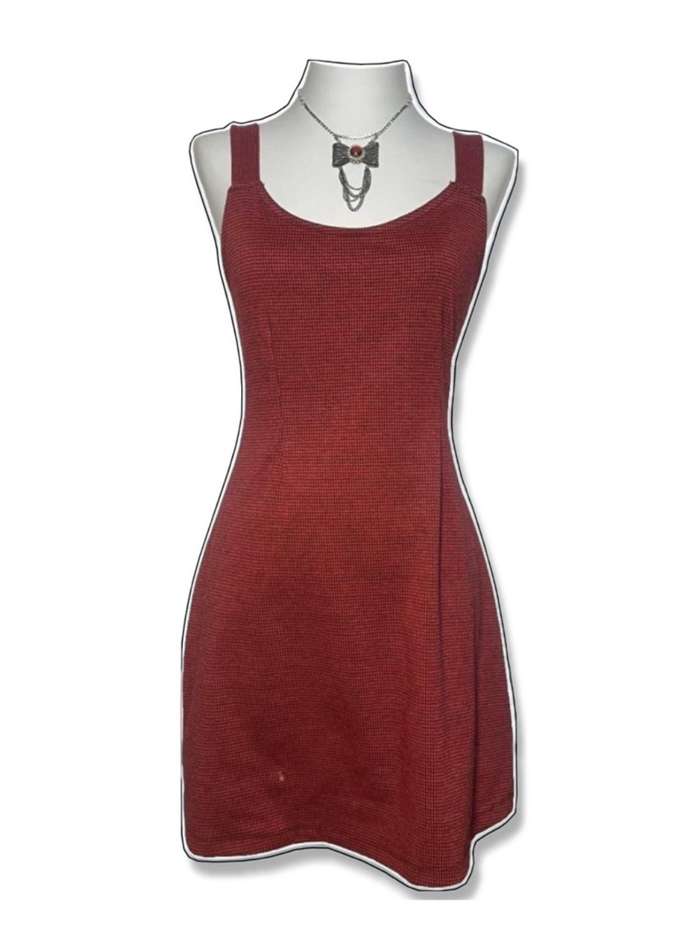 Forever 21 Red Grunge Mini Bodycon Dress